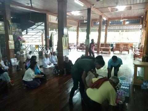 กิจกรรมเข้าวัด ทำบุญ ฟังธรรม วัดลำดวน