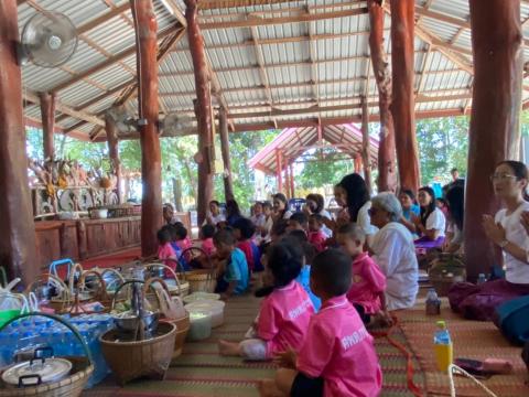 เข้าวัดฟังธรรมช่วงเข้าพรรษา2563 วัดแสลงพัน