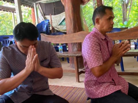 เข้าวัดฟังธรรมช่วงเข้าพรรษา2563 วัดแสลงพัน