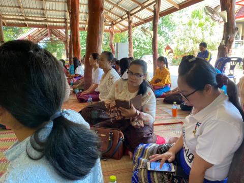 เข้าวัดฟังธรรมช่วงเข้าพรรษา2563 วัดแสลงพัน