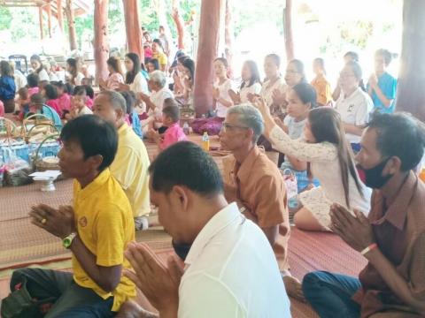 เข้าวัดฟังธรรมช่วงเข้าพรรษา2563 วัดแสลงพัน