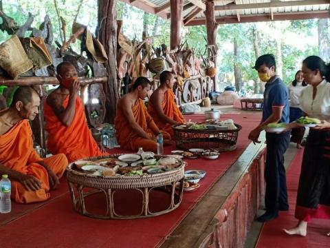 เข้าวัดฟังธรรมช่วงเข้าพรรษา2563 วัดแสลงพัน