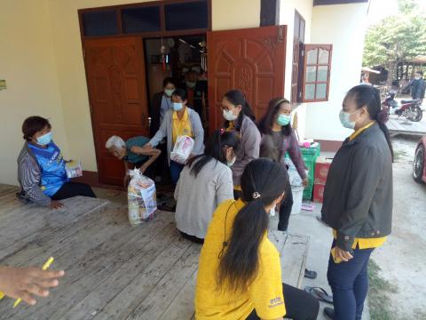 28 มกราคม 2564 เยี่ยมเพื่อเป็นขวัญและกำลังใจกับผู้มีภาวะพึ่งพิง