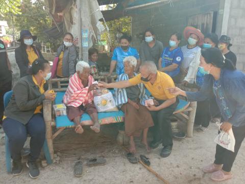 28 มกราคม 2564 เยี่ยมเพื่อเป็นขวัญและกำลังใจกับผู้มีภาวะพึ่งพิง