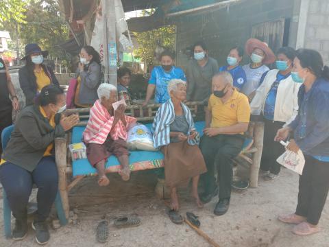 28 มกราคม 2564 เยี่ยมเพื่อเป็นขวัญและกำลังใจกับผู้มีภาวะพึ่งพิง
