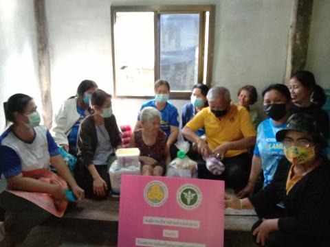 28 มกราคม 2564 เยี่ยมเพื่อเป็นขวัญและกำลังใจกับผู้มีภาวะพึ่งพิง