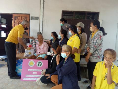 4 กุมภาพันธ์ 2564 เยี่ยมผู้มีภาวะพึ่งพิง 28 ราย