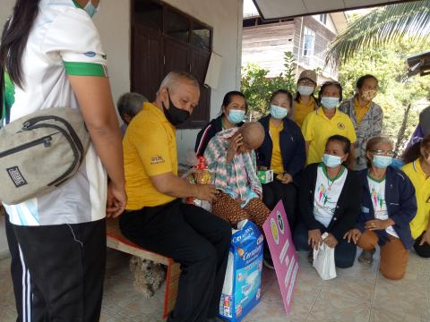 4 กุมภาพันธ์ 2564 เยี่ยมผู้มีภาวะพึ่งพิง 28 ราย