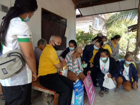 4 กุมภาพันธ์ 2564 เยี่ยมผู้มีภาวะพึ่งพิง 28 ราย