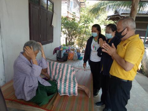 4 กุมภาพันธ์ 2564 เยี่ยมผู้มีภาวะพึ่งพิง 28 ราย
