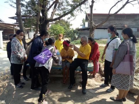 4 กุมภาพันธ์ 2564 เยี่ยมผู้มีภาวะพึ่งพิง 28 ราย