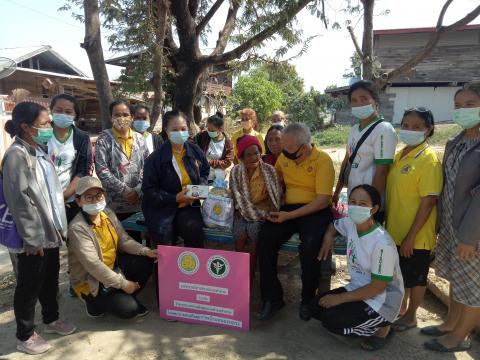 4 กุมภาพันธ์ 2564 เยี่ยมผู้มีภาวะพึ่งพิง 28 ราย