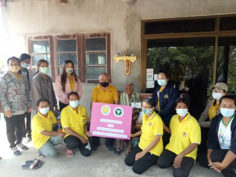 4 กุมภาพันธ์ 2564 เยี่ยมผู้มีภาวะพึ่งพิง 28 ราย