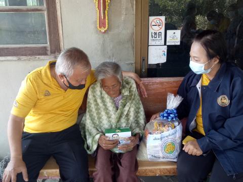 4 กุมภาพันธ์ 2564 เยี่ยมผู้มีภาวะพึ่งพิง 28 ราย