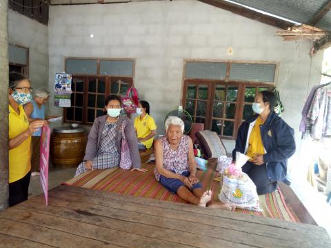 4 กุมภาพันธ์ 2564 เยี่ยมผู้มีภาวะพึ่งพิง 28 ราย