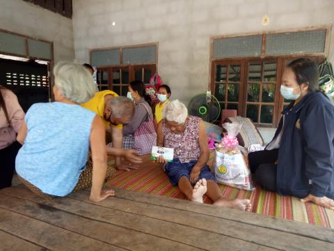 4 กุมภาพันธ์ 2564 เยี่ยมผู้มีภาวะพึ่งพิง 28 ราย