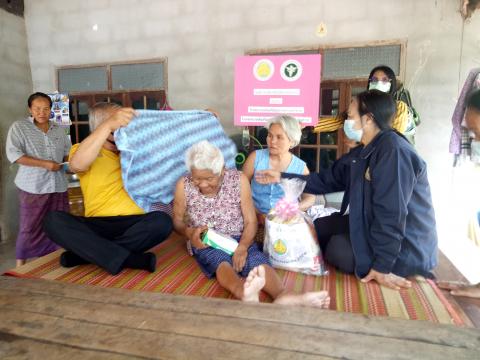 4 กุมภาพันธ์ 2564 เยี่ยมผู้มีภาวะพึ่งพิง 28 ราย
