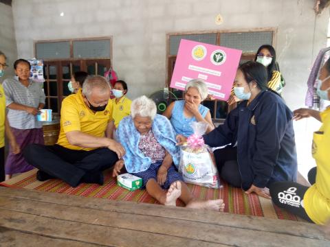 4 กุมภาพันธ์ 2564 เยี่ยมผู้มีภาวะพึ่งพิง 28 ราย