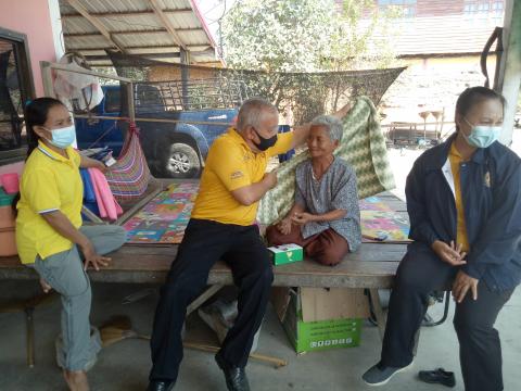 4 กุมภาพันธ์ 2564 เยี่ยมผู้มีภาวะพึ่งพิง 28 ราย