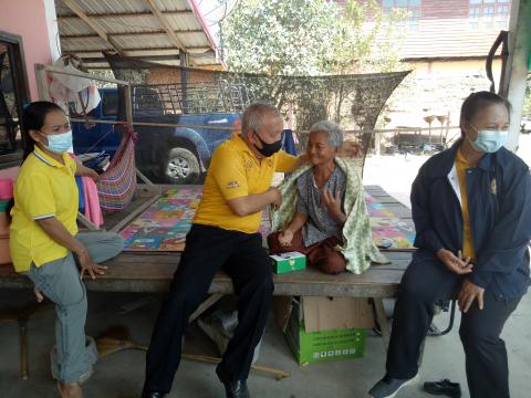 4 กุมภาพันธ์ 2564 เยี่ยมผู้มีภาวะพึ่งพิง 28 ราย
