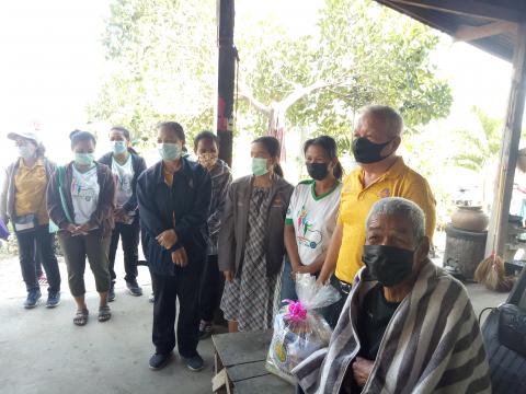 4 กุมภาพันธ์ 2564 เยี่ยมผู้มีภาวะพึ่งพิง 28 ราย