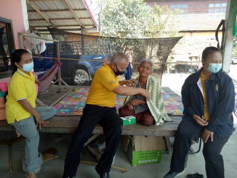 4 กุมภาพันธ์ 2564 เยี่ยมผู้มีภาวะพึ่งพิง 28 ราย