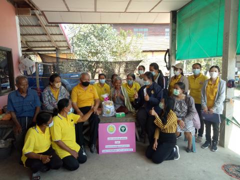 4 กุมภาพันธ์ 2564 เยี่ยมผู้มีภาวะพึ่งพิง 28 ราย