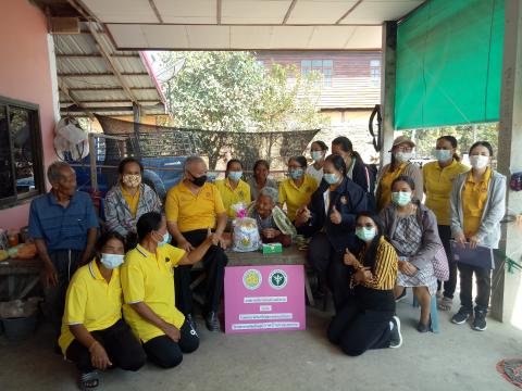 4 กุมภาพันธ์ 2564 เยี่ยมผู้มีภาวะพึ่งพิง 28 ราย