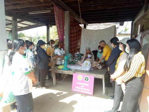 4 กุมภาพันธ์ 2564 เยี่ยมผู้มีภาวะพึ่งพิง 28 ราย
