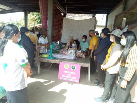 4 กุมภาพันธ์ 2564 เยี่ยมผู้มีภาวะพึ่งพิง 28 ราย