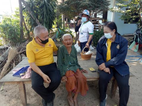 4 กุมภาพันธ์ 2564 เยี่ยมผู้มีภาวะพึ่งพิง 28 ราย