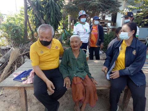 4 กุมภาพันธ์ 2564 เยี่ยมผู้มีภาวะพึ่งพิง 28 ราย