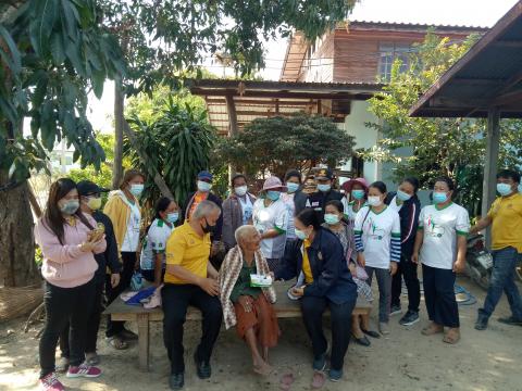 4 กุมภาพันธ์ 2564 เยี่ยมผู้มีภาวะพึ่งพิง 28 ราย