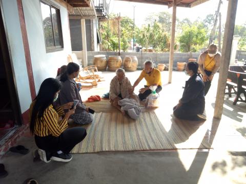 4 กุมภาพันธ์ 2564 เยี่ยมผู้มีภาวะพึ่งพิง 28 ราย