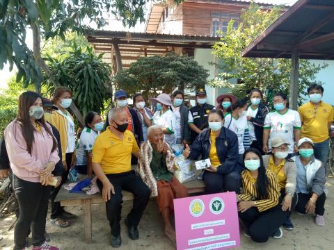 4 กุมภาพันธ์ 2564 เยี่ยมผู้มีภาวะพึ่งพิง 28 ราย