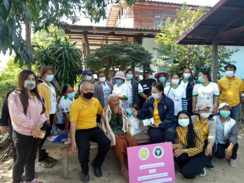 4 กุมภาพันธ์ 2564 เยี่ยมผู้มีภาวะพึ่งพิง 28 ราย