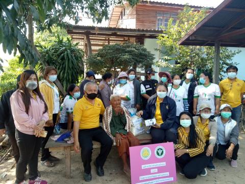 4 กุมภาพันธ์ 2564 เยี่ยมผู้มีภาวะพึ่งพิง 28 ราย