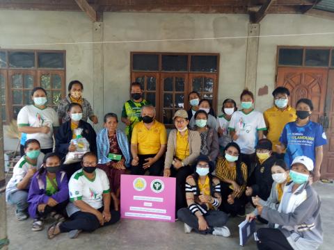4 กุมภาพันธ์ 2564 เยี่ยมผู้มีภาวะพึ่งพิง 28 ราย