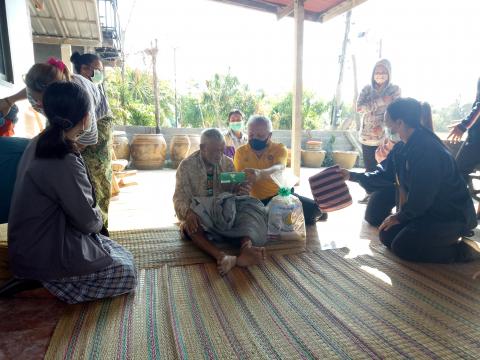 4 กุมภาพันธ์ 2564 เยี่ยมผู้มีภาวะพึ่งพิง 28 ราย