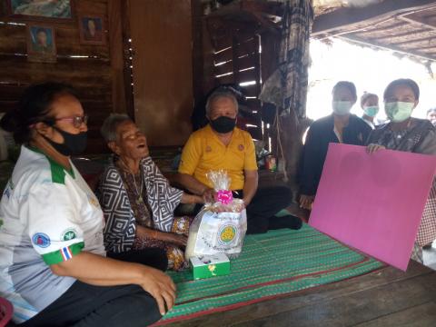 4 กุมภาพันธ์ 2564 เยี่ยมผู้มีภาวะพึ่งพิง 28 ราย