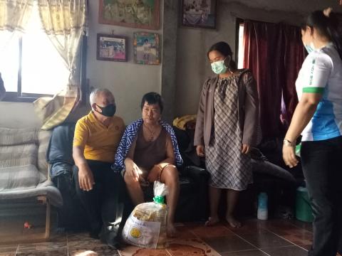 4 กุมภาพันธ์ 2564 เยี่ยมผู้มีภาวะพึ่งพิง 28 ราย