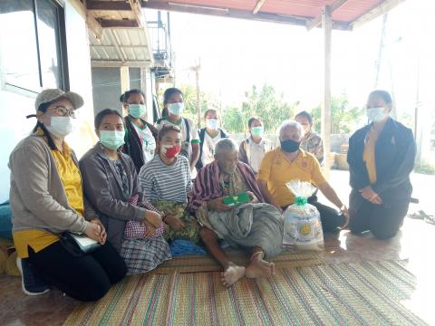 4 กุมภาพันธ์ 2564 เยี่ยมผู้มีภาวะพึ่งพิง 28 ราย
