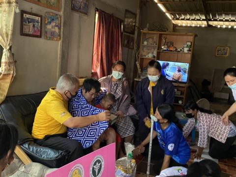 4 กุมภาพันธ์ 2564 เยี่ยมผู้มีภาวะพึ่งพิง 28 ราย