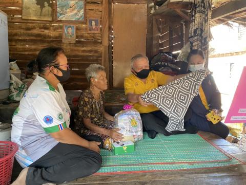 4 กุมภาพันธ์ 2564 เยี่ยมผู้มีภาวะพึ่งพิง 28 ราย
