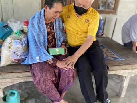 4 กุมภาพันธ์ 2564 เยี่ยมผู้มีภาวะพึ่งพิง 28 ราย