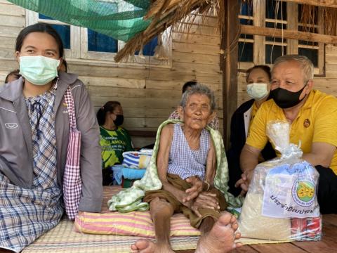 4 กุมภาพันธ์ 2564 เยี่ยมผู้มีภาวะพึ่งพิง 28 ราย