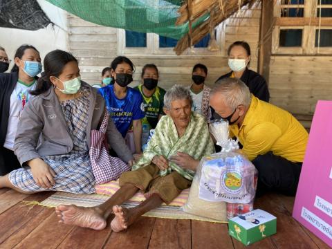 4 กุมภาพันธ์ 2564 เยี่ยมผู้มีภาวะพึ่งพิง 28 ราย