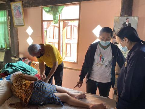 4 กุมภาพันธ์ 2564 เยี่ยมผู้มีภาวะพึ่งพิง 28 ราย