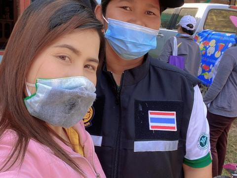 4 กุมภาพันธ์ 2564 เยี่ยมผู้มีภาวะพึ่งพิง 28 ราย