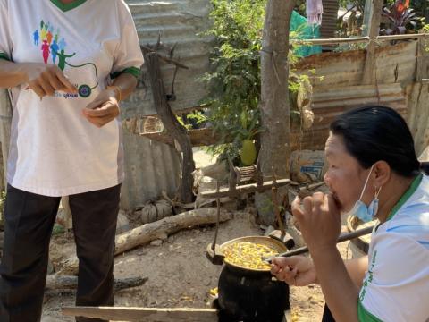 4 กุมภาพันธ์ 2564 เยี่ยมผู้มีภาวะพึ่งพิง 28 ราย